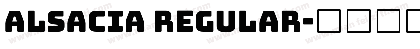 Alsacia Regular字体转换